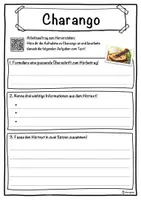 Vorschau - Unterrichtsreihen - Charango Lückentext mit Wortspeicher Hörverstehen und Suchsel - Seite 3
