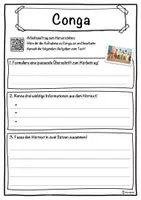 Vorschau - Unterrichtsreihen - Conga Lückentext mit Wortspeicher Hörverstehen und Suchsel - Seite 3