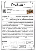 Vorschau - Unterrichtsreihen - Drehleier Lückentext mit Wortspeicher Hörverstehen und Suchsel - Seite 1