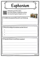 Vorschau - Unterrichtsreihen - Euphonium Lückentext mit Wortspeicher Hörverstehen und Suchsel - Seite 3