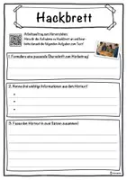 Vorschau - Unterrichtsreihen - Hackbrett Lückentext mit Wortspeicher Hörverstehen und Suchsel - Seite 3