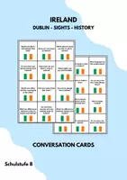 Vorschau - Arbeitsblätter - Conversation Cards Ireland Speaking (More! 4 Unit 1) - Deckblatt