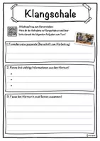 Vorschau - Unterrichtsreihen - Klangschale Lückentext mit Wortspeicher Hörverstehen und Suchsel - Seite 3