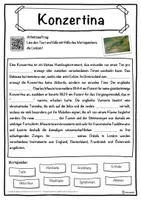 Vorschau - Unterrichtsreihen - Konzertina Lückentext mit Wortspeicher Hörverstehen und Suchsel - Seite 1