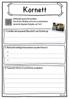 Vorschau - Unterrichtsreihen - Kornett Lückentext mit Wortspeicher Hörverstehen und Suchsel - Seite 3