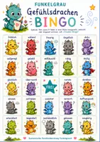Vorschau - Spiele - Gefühlsdrachen Bingo - Deckblatt