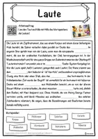 Vorschau - Unterrichtsreihen - Laute Lückentext mit Wortspeicher Hörverstehen und Suchsel - Seite 1