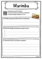 Vorschau - Unterrichtsreihen - Marimba Lückentext mit Wortspeicher Hörverstehen und Suchsel - Seite 3
