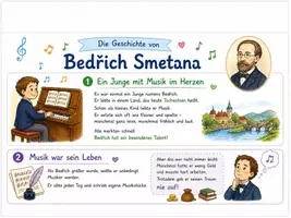 Vorschau - Arbeitsblätter - Die Moldau - Friedrich Smetana - Die Geschichte, der Verlauf, die Musik, die Instrumente - Seite 3