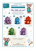 Vorschau - Spiele - Spiel Escape- Room mit Gefühlen für die Grundschule - Seite 1