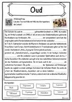 Vorschau - Unterrichtsreihen - Oud Lückentext mit Wortspeicher Hörverstehen und Suchsel - Seite 1