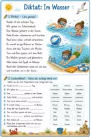 Vorschau - Arbeitsblätter - Diktat / Arbeitsblatt "Im Wasser" (doppelter Konsonant) - 3. Klasse - Deckblatt