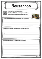 Vorschau - Unterrichtsreihen - Sousaphon Lückentext mit Wortspeicher Hörverstehen und Suchsel - Seite 3