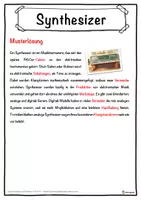 Vorschau - Unterrichtsreihen - Synthesizer Lückentext mit Wortspeicher Hörverstehen und Suchsel - Seite 2