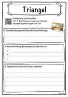 Vorschau - Unterrichtsreihen - Triangel Lückentext mit Wortspeicher Hörverstehen und Suchsel - Seite 3