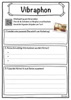 Vorschau - Unterrichtsreihen - Vibraphon Lückentext mit Wortspeicher Hörverstehen und Suchsel - Seite 3
