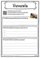 Vorschau - Unterrichtsreihen - Vuvuzela Lückentext mit Wortspeicher Hörverstehen und Suchsel - Seite 3
