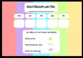 Vorschau - Arbeitsblätter - Verstärkerplan bunt - Deckblatt