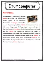 Vorschau - Unterrichtsreihen - Drumcomputer Lückentext mit Wortspeicher Hörverstehen und Suchsel - Seite 2