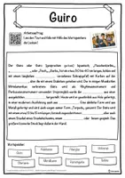 Vorschau - Unterrichtsreihen - Guiro Lückentext mit Wortspeicher Hörverstehen und Suchsel - Seite 1