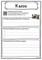 Vorschau - Unterrichtsreihen - Kazoo Lückentext mit Wortspeicher Hörverstehen und Suchsel - Seite 3