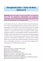 Vorschau - Unterrichtsreihen - Materialpaket - Caesar - De Bello Gallico - Seite 1