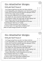 Vorschau - Arbeitsblätter - Lesen & Rätseln: Wer hat den Pokal? (Freebie) - Seite 3