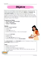 Vorschau - Arbeitsblätter - Objekte (Satzglied, Satzglieder) - Klasse 6 - Seite 2