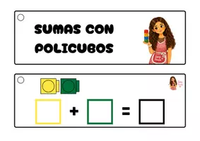 Vista previa - Juegos / Gamificación - Aprendemos a sumar con policubos - Portada