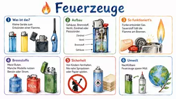 Vorschau - Arbeitsblätter - Arbeitsblätter "Feuerzeug" + Lösung & MP3 + Infografik - Seite 3