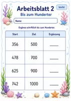 Vorschau - Arbeitsblätter - Ergänzungsaufgaben schriftlich | Mathematik Klasse 3 | 6 Arbeitsblätter als PDF - Seite 2