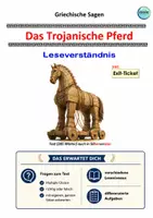 Vorschau - Unterrichtsreihen - Das Trojanische Pferd – Leseverständnis (mit Silbenschrift) - Deckblatt