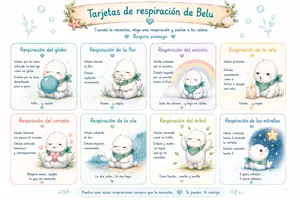Vista previa - Unidades / Secuencias / Situaciones de Aprendizaje - Llavero respiración TEA inclusivo infantil primaria - Portada