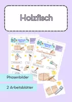 Vorschau - Arbeitsblätter - Holzfisch - Deckblatt