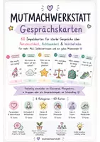 Vorschau - Bildkarten - 60 Gesprächskarten für den Schulalltag – Gesprächsanlässe für Klassenrat, Morgenkreis & Gruppenarbeit - Deckblatt