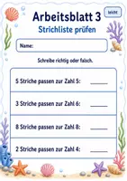 Vorschau - Arbeitsblätter - Strichliste Klasse 3 | Mathematik Klasse 3 | 6 Arbeitsblätter als PDF - Seite 3