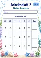 Vorschau - Arbeitsblätter - Stellenwerttafel bis 1 Million | Mathematik Klasse 4 | 6 Arbeitsblätter als PDF - Seite 3