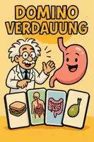 Vorschau - Stationenlernen - Verdauung | Quiz | Rätsel | Spiel | Unterrichtsmaterial | Biologie | Klasse 5-8 | mit Lösungen - Deckblatt