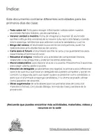 Vista previa - Hojas de trabajo - Actividades inicio de curso para primaria - página 1