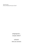 Vorschau - Lehrpläne/Lehrermaterial - Blanko-Jahresplan Sport in übersichtlicher Tabellenform - nach dem bayerischen LehrplanPLUS - Seite 3