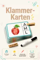 Vorschau - Fördermaterial/Inklusion - Materialpaket Klammerkarten Deutsch - Seite 1