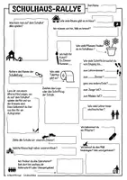 Vorschau - Spiele - Schulhausrallye, Schule kennenlernen, Quiz - Seite 1