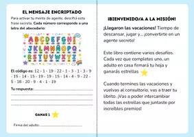 Vista previa - Hojas de trabajo - MI LIBRO DE DESAFIOS VACACIONES - página 1