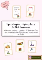 Vorschau - Stationenlernen - Sprachförderung Sprachfit "auf dem Spielplatz" Materialpaket - Seite 1