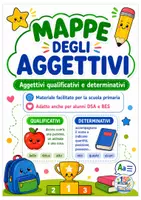 anteprima - Materiale di supporto/inclusione - Mappe degli aggettivi per la scuola primaria: bes e dsa - Pagina di copertina