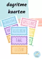 Voorbeeld - Dagritme kleurrijk - Voorblad