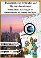Vorschau - Arbeitsblätter - Ökonomische Effekte von Massentourismus - Deckblatt