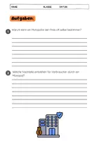 Vorschau - Arbeitsblätter - Das Monopol: Marktformen, Wettbewerb & Anbieter - Seite 3