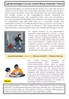 Vorschau - Arbeitsblätter - Jugendarbeitslosigkeit in Europa: Bildung & Wirtschaft - Seite 1