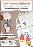 Vorschau - Arbeitsblätter - Der Kompatibilismus: Freier Wille & Verantwortung - Deckblatt